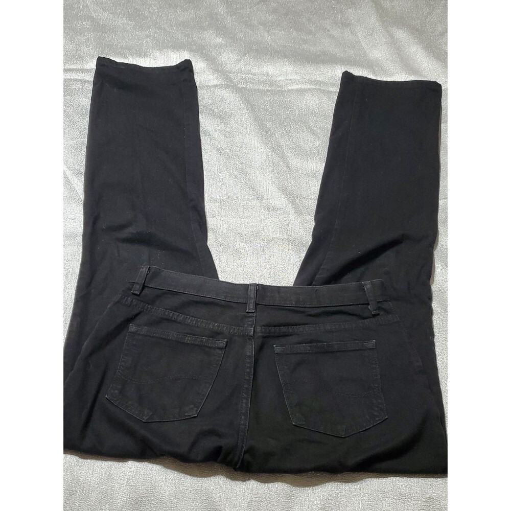 Lee Relaxed Fit Straight Leg Women's Denim Jeans in Black 8 LONG